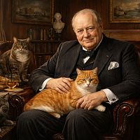 Черчилль и коты: история любви