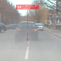 Школьник на BMW  уходил от погони, но встретил забор (видео)