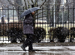 Sestdiena gaidāma mākoņaina un lietaina, austrumos iespējams arī slapjš sniegs