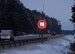 No trešdienas nekur nedrīkstēs braukt ātrāk par 90 km/h, izņemot Siguldas šosejas posmu ļoti labos apstākļos