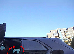 Pašvaldības policisti atbrīvojuši sakarsušā automašīnā atstātu suni