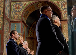 Siliņa: Latvija stāv Ukrainas pusē cīņā par brīvību un tiesībām lemt savu nākotni