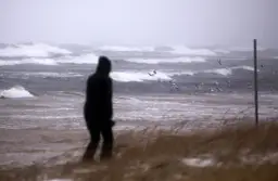 На побережье вплоть до вечера четверга ожидается сильный ветер