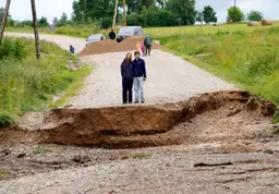 Непредвиденные расходы: более 500 000 евро на ремонт дорог после ливней