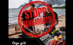 Поджарить русских? В Эстонии скандал с рекламой продуктов для гриля