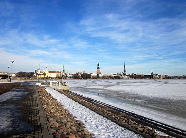 Середина февраля в Латвии была на три градуса холоднее нормы