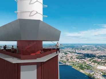Смотровая площадка с рестораном над Ригой: когда откроется телебашня на Закюсале?