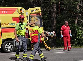 Ulbrokā eksplodējusi kravas automašīnas piekabes tvertne