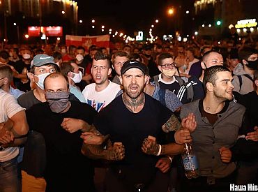 Baltkrievijas pilsētās notiek Lukašenko pretinieku protesti
