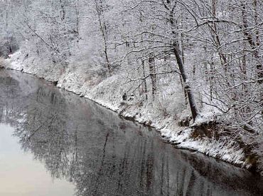 В воскресенье на юго-востоке Латвии ожидается снег; в Риге — без осадков