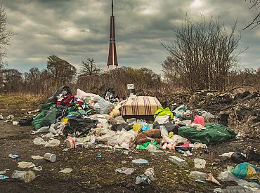 Столица тонет в мусоре: в год на рижских кладбищах и в лесах выбрасывают 300 тонн строительных отходов