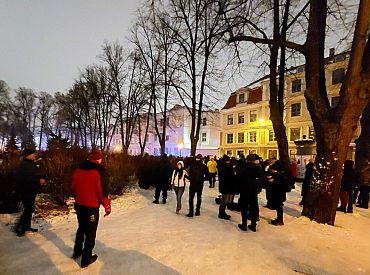 Līdz šim par dažādiem pārkāpumiem aizturēti 16 Gobzema rīkotās protesta akcijas dalībnieki