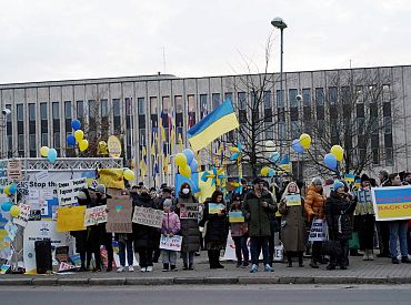 Rīgā notiks gājiens «Kopā ar Ukrainu! Kopā pret Putinu!»