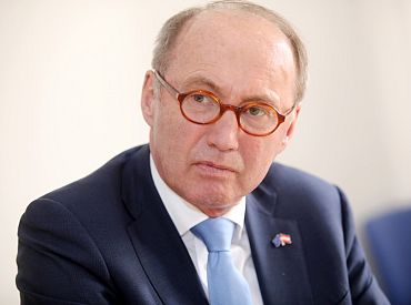 EP priekšsēdētājas vietnieks: Latvija uz Ukrainas kara tēmu skatās kā uz karu kaimiņvalstī