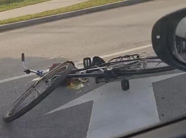 Sestdien negadījumos cietis gājējs un velosipēdists