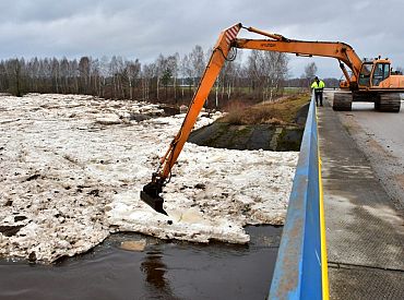 Latvijas austrumu daļas upēs turpina paaugstināties ūdens līmenis, gaidāms ūdenslīmeņa kāpums arī Daugavā