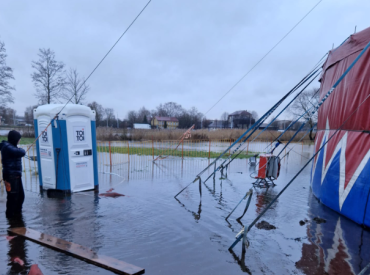 Из-за сильных дождей в Белоруссии ожидается значительный подъем уровня воды в Даугаве