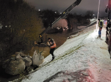Daugavā pie Jēkabpils ūdens līmenis krities, bet hidrologi pieļauj tālāku kāpumu
