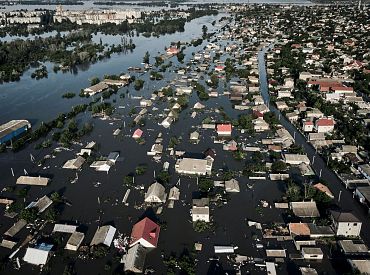 Latvija piešķirs humāno palīdzību Ukrainai Kahovkas HES avārijas seku likvidēšanai