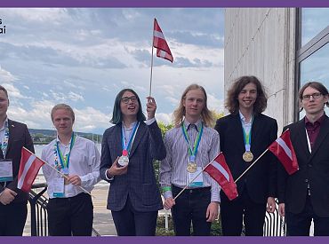 Starptautiskajā ķīmijas olimpiādē visi Latvijas skolēni izcīnījuši medaļas