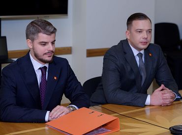 Никита Пинин, Андрей Козлов, Павел Кузьмин: партия «Стабильности!» представила своих кандидатов в Европарламент