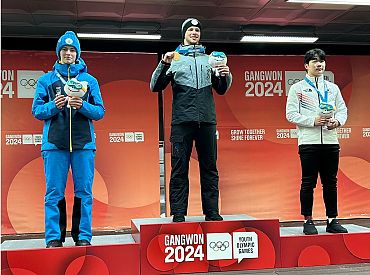 Латвийский скелетонист Индриксонс выиграл «золото» молодежной Олимпиады