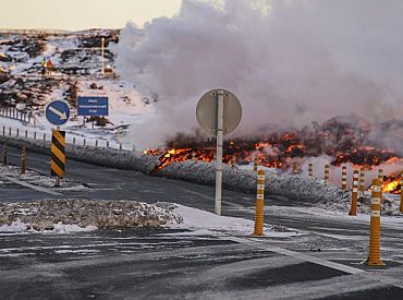 В Исландии снова началось извержение вулкана: третье подряд. ФОТО