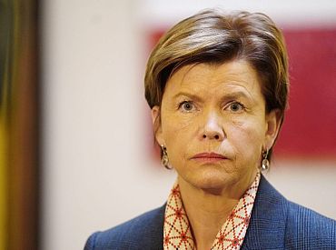 Министр иностранных дел Латвии вступила в Земессардзе