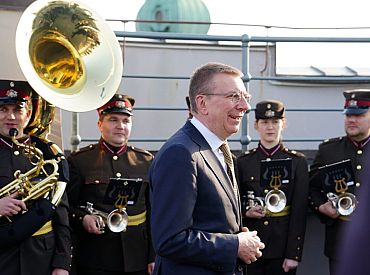 Rinkēvičs prognozē daudz iekšēju izmaiņu pēc Krievijas drona nokrišanas Latvijas teritorijā