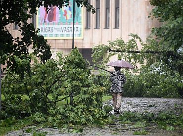 Jūlija vētras seku novēršanas izmaksas Rīgā sasniedz vismaz 1,6 miljonu eiro