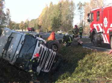 Подробности аварии на Лиепайском шоссе: резкое торможение не спасло