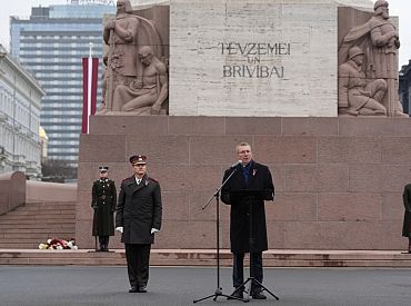 Prezidents aicina atcerēties, ka neatkarība, brīvība, demokrātija un drošība ir sāpīgu upuru un grūta darba rezultāts