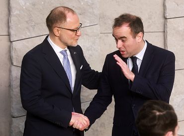 Спрудс и Лекорню: Латвия и Франция будут развивать сотрудничество в сфере оборонной промышленности