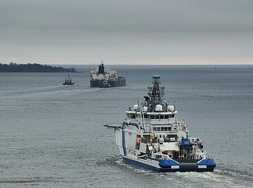 В Финляндии завершили предварительное расследование по делу танкера, порвавшего якорем эстоно-финский энергокабель