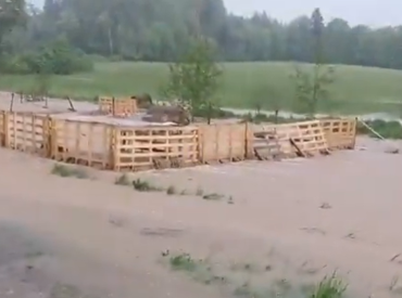 Мадона приняла в мае три месячных нормы осадков. Размыты дороги, подтоплены поля