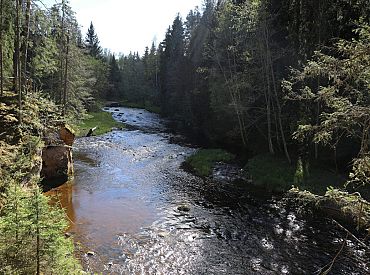 Paaugstinoties ūdens līmenim, iespējams laivot pa Amatu