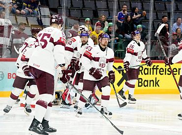 Latvijas hokeja izlase pasaules čempionātu sāk ar uzvaru pār Franciju