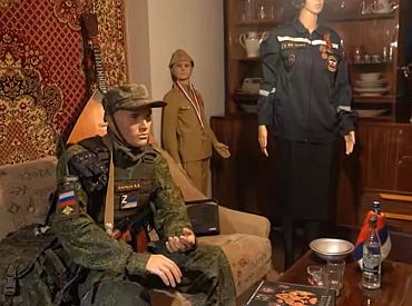 Музей в Огре, возможно, нарушил Женевскую конвенцию, выставив униформу погибшего российского солдата