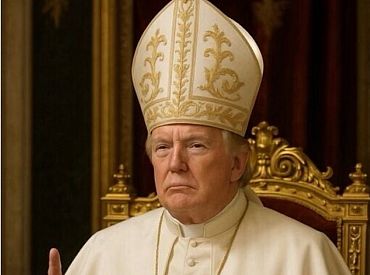 Трамп опубликовал свою фотографию в образе папы римского. Некоторым католикам это не понравилось