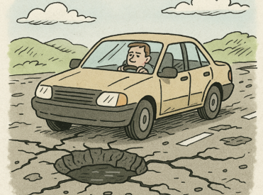 Не старое авто, так ямы на дорогах! Латвия — третья в Европе по риску поломки машин в пути