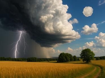 Жара, грозы, град и подтопления. Синоптики выпустили сразу несколько предупреждений