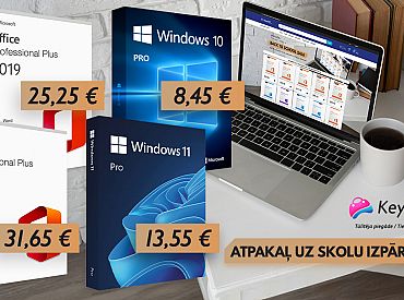 Palieliniet savu produktivitāti ar atgriešanās skolas akcijas piedāvājumiem! Lifetime Office un Win OS sākot no 14 €! Iegūstiet vairāk par mazāku cenu!