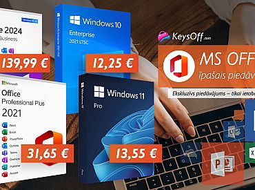 Завершите миграцию до истечения срока: MS Office 2021 Pro на всю жизнь за 31 евро и Office 2024 Home and Business за 139 евро!