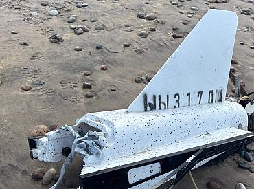 Под Вентспилсом найден дрон: полиция и саперы оцепили пляж (Дополнено 18:26)