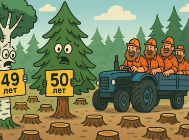 Рубить, не дожидаясь короеда! Минсельхоз драматически снижает возраст вырубки леса