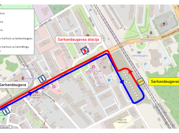 Nākamnedēļ Rīgā pārcels 3. trolejbusa galapunktu Sarkandaugavā