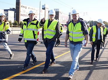 На Земитанском мосту откроют две полосы в обе стороны