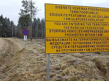 Krievijas pastiprinātas militārās klātbūtnes dēļ Igaunija slēdz satiksmi pa «Sātses zābaku»