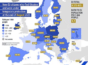 В Латвии стало меньше всего украинских беженцев среди стран Балтии  — EUROSTAT