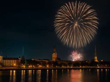Рига собирается запретить на фейерверки ночью. А как же Новый год?